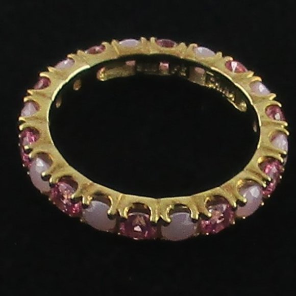 2.1ct Absolute Pink Opaque Band Ring - Picture 4 of 6